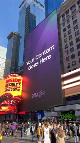 New York Times Square screen