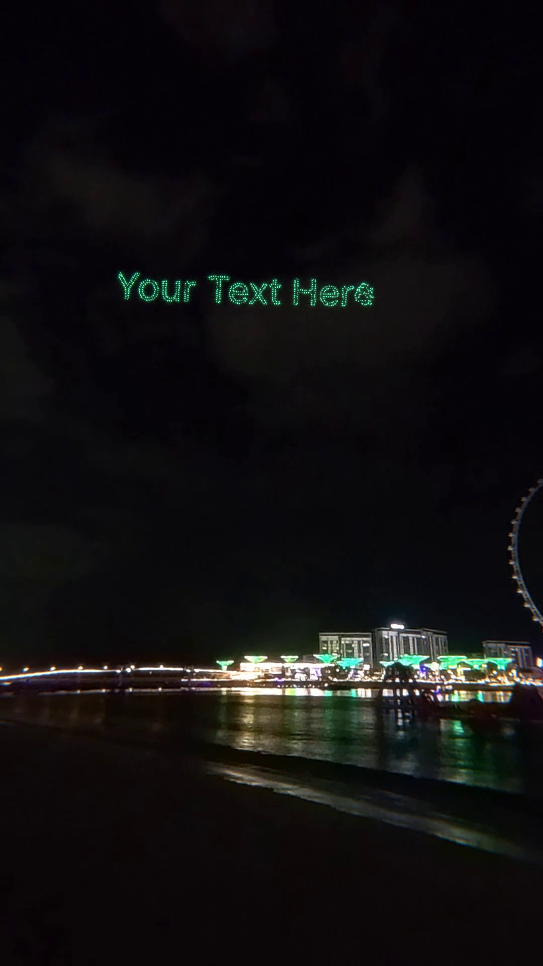 Dubai Marina Drone show