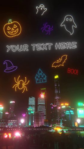 Shanghai Halloween Drones