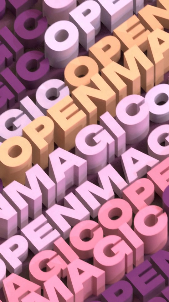 3D text animated
